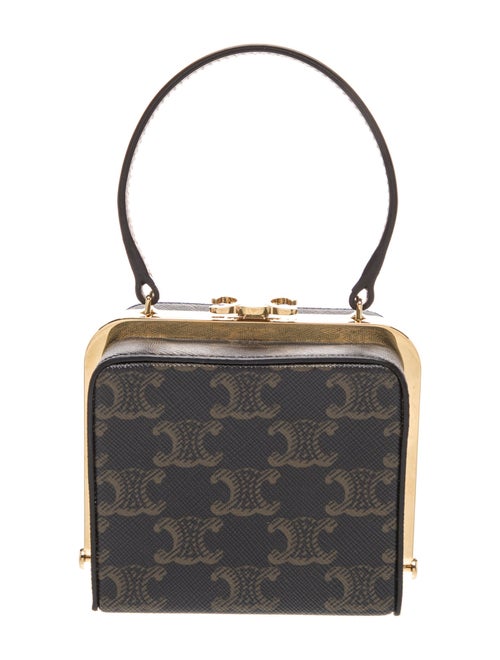 Celine Monogram Triomphe Canvas Vanity Box Mini 2022