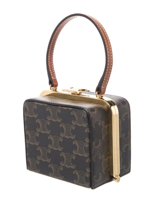 Celine Monogram Triomphe Canvas Vanity Box Mini 2022