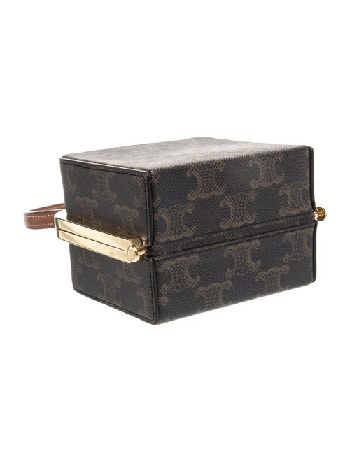 Celine Monogram Triomphe Canvas Vanity Box Mini 2022