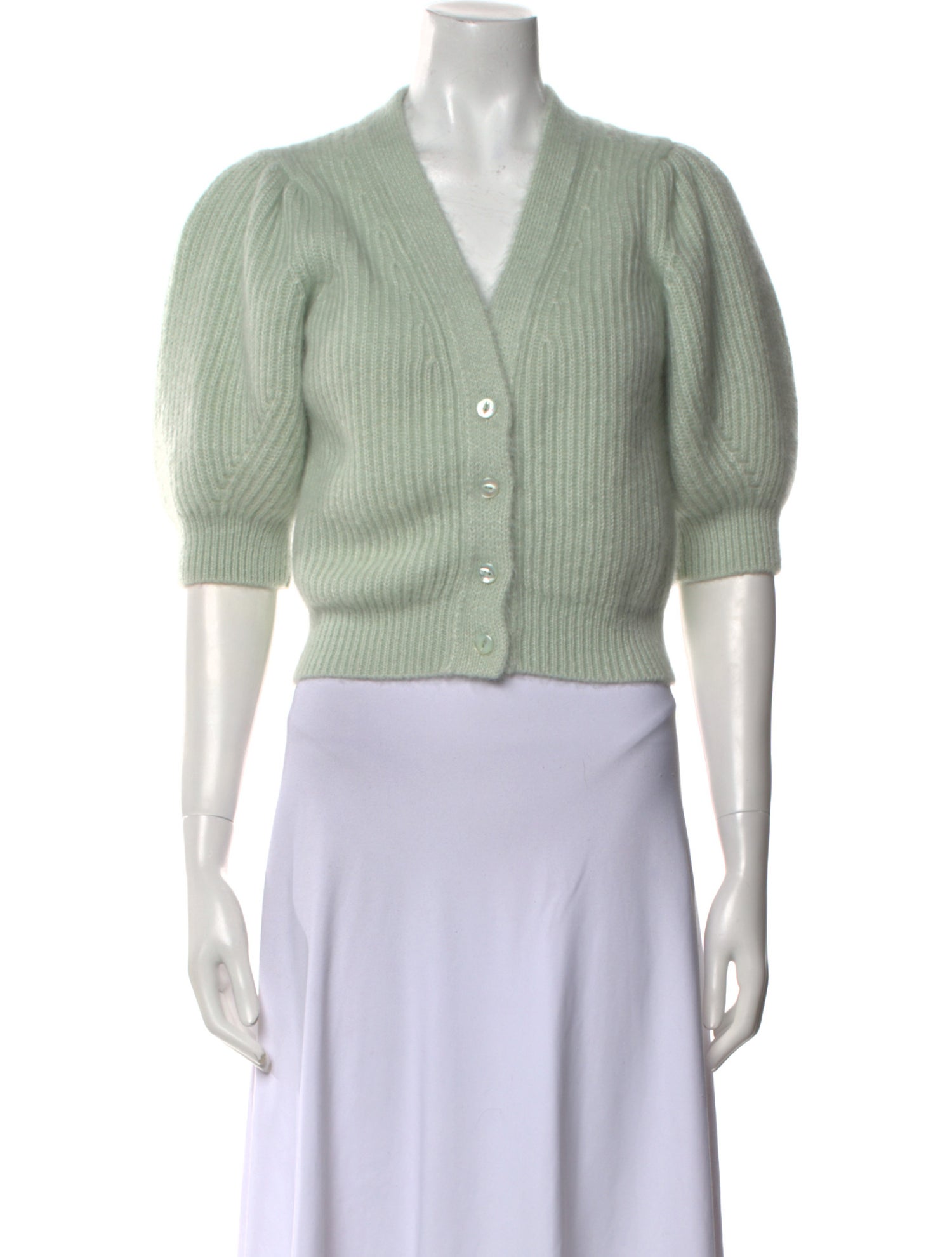 Celine Mohair V-Neck Sweater