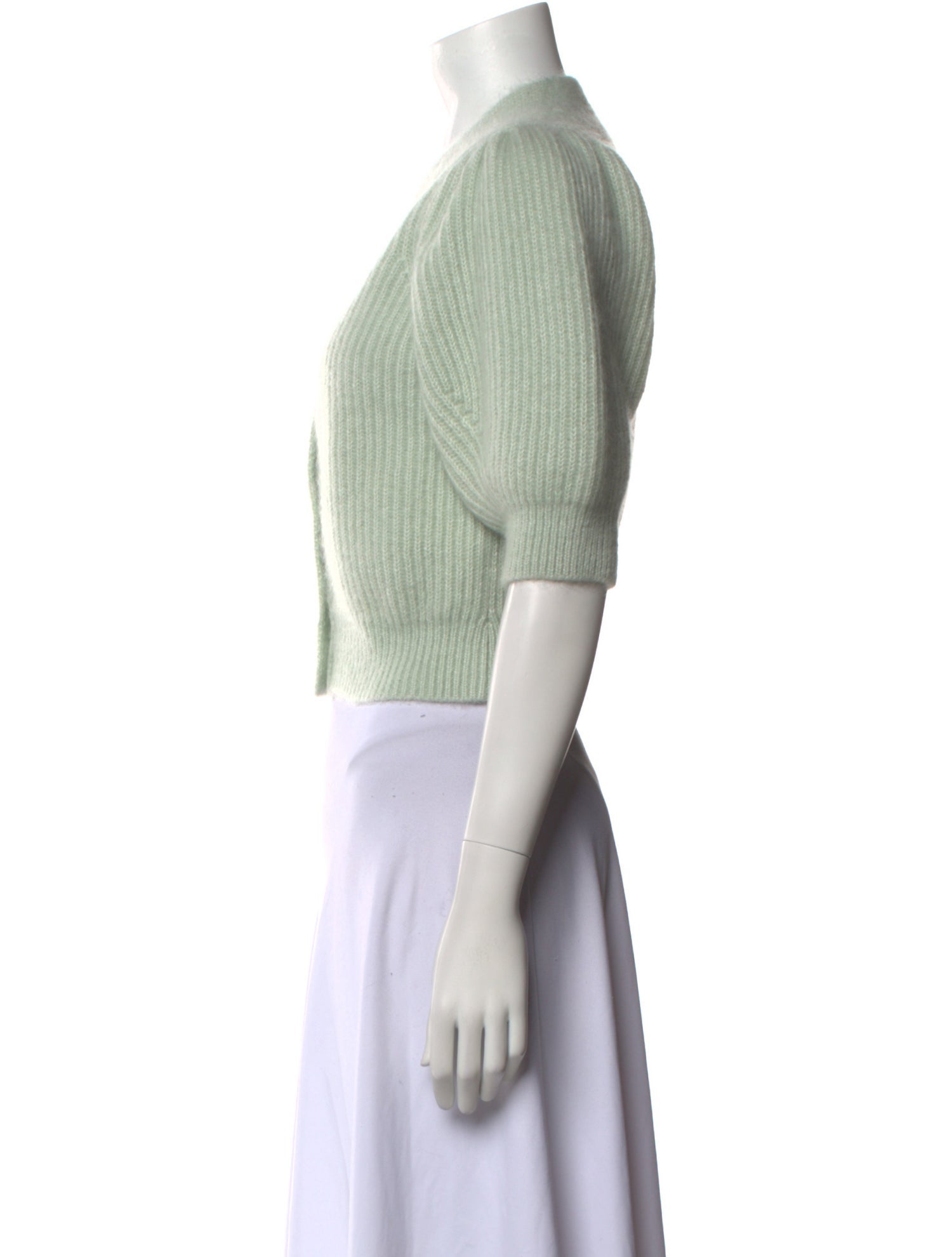 Celine Mohair V-Neck Sweater