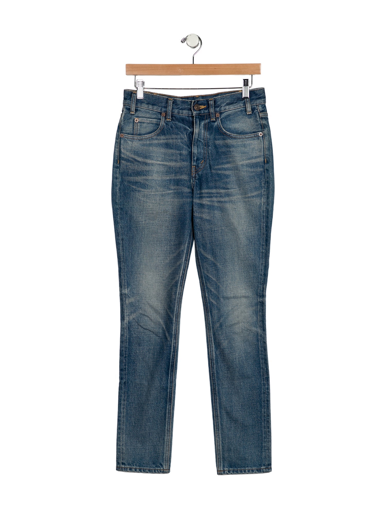 Celine High-Rise Straight Leg Jeans