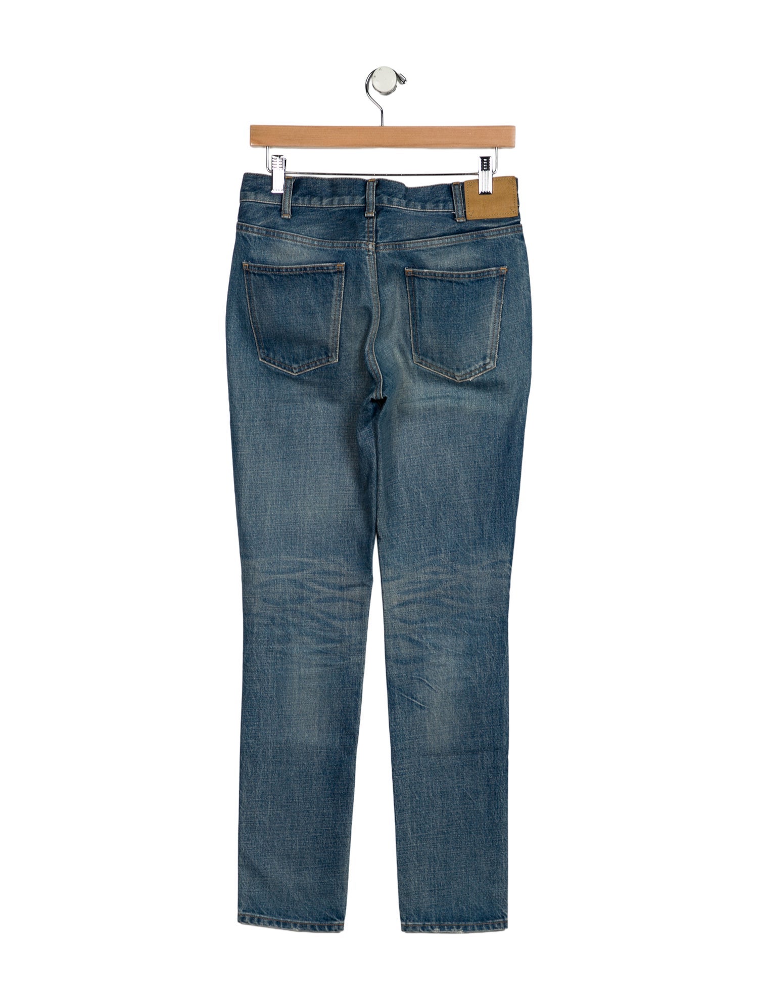Celine High-Rise Straight Leg Jeans
