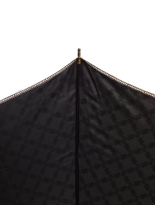 Celine Triomphe Embroidered Moonbat Umbrella