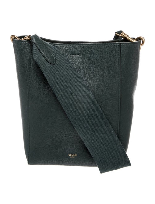 Celine Leather Seau Sangle Small