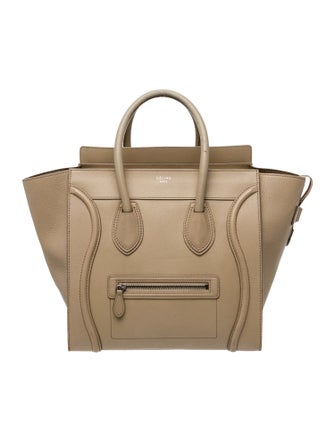 Celine Leather Luggage Mini