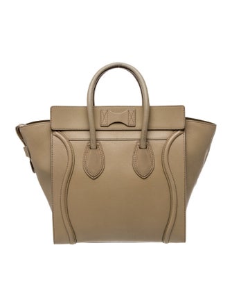 Celine Leather Luggage Mini