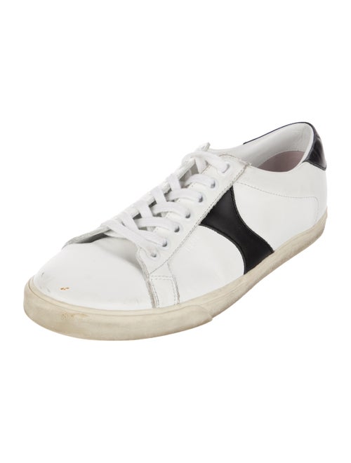 Celine Leather Colorblock Pattern Sneakers