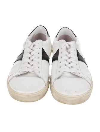 Celine Leather Colorblock Pattern Sneakers