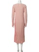 Celine Striped Long Dress