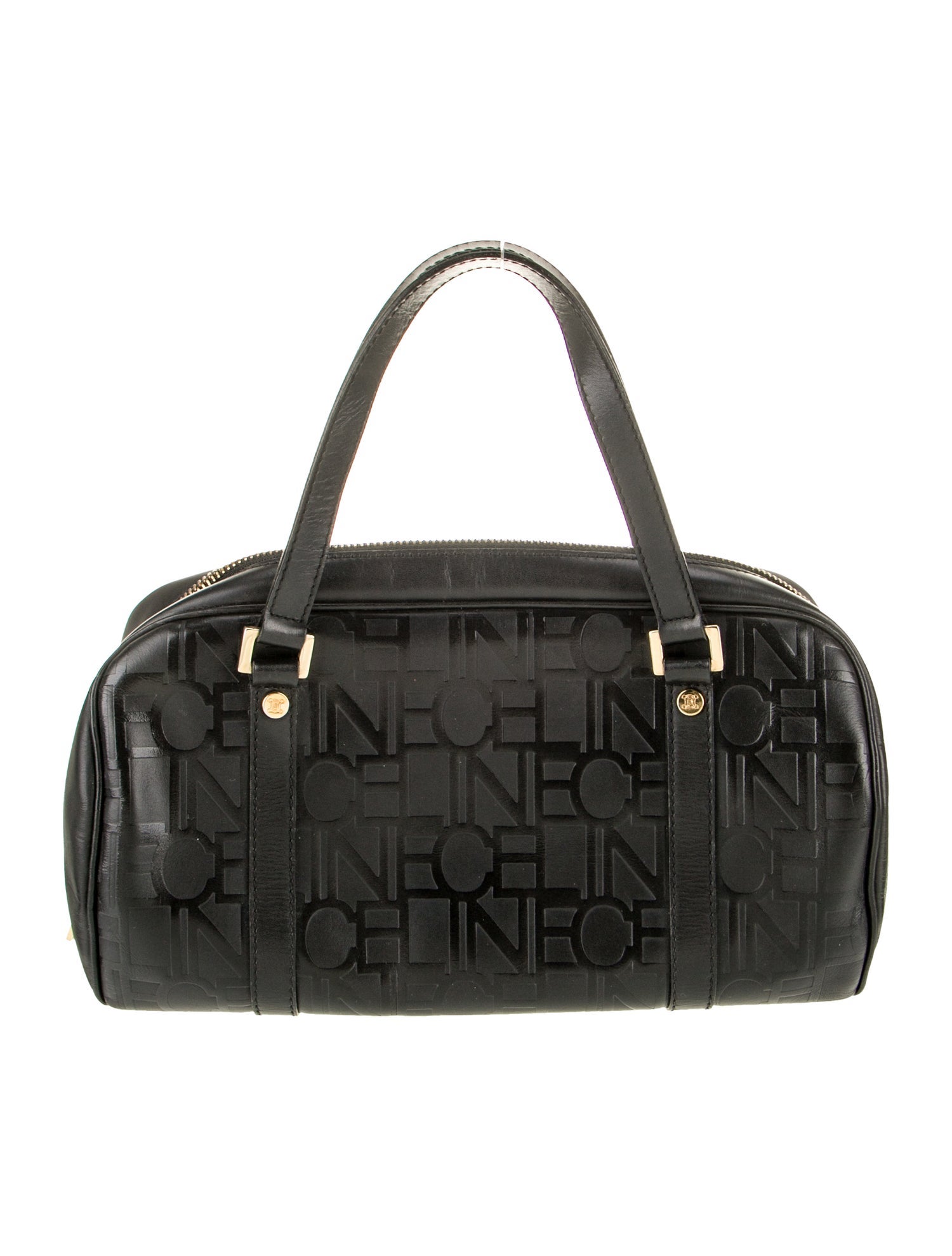 Celine Monogram Top Handle Bag Vintage