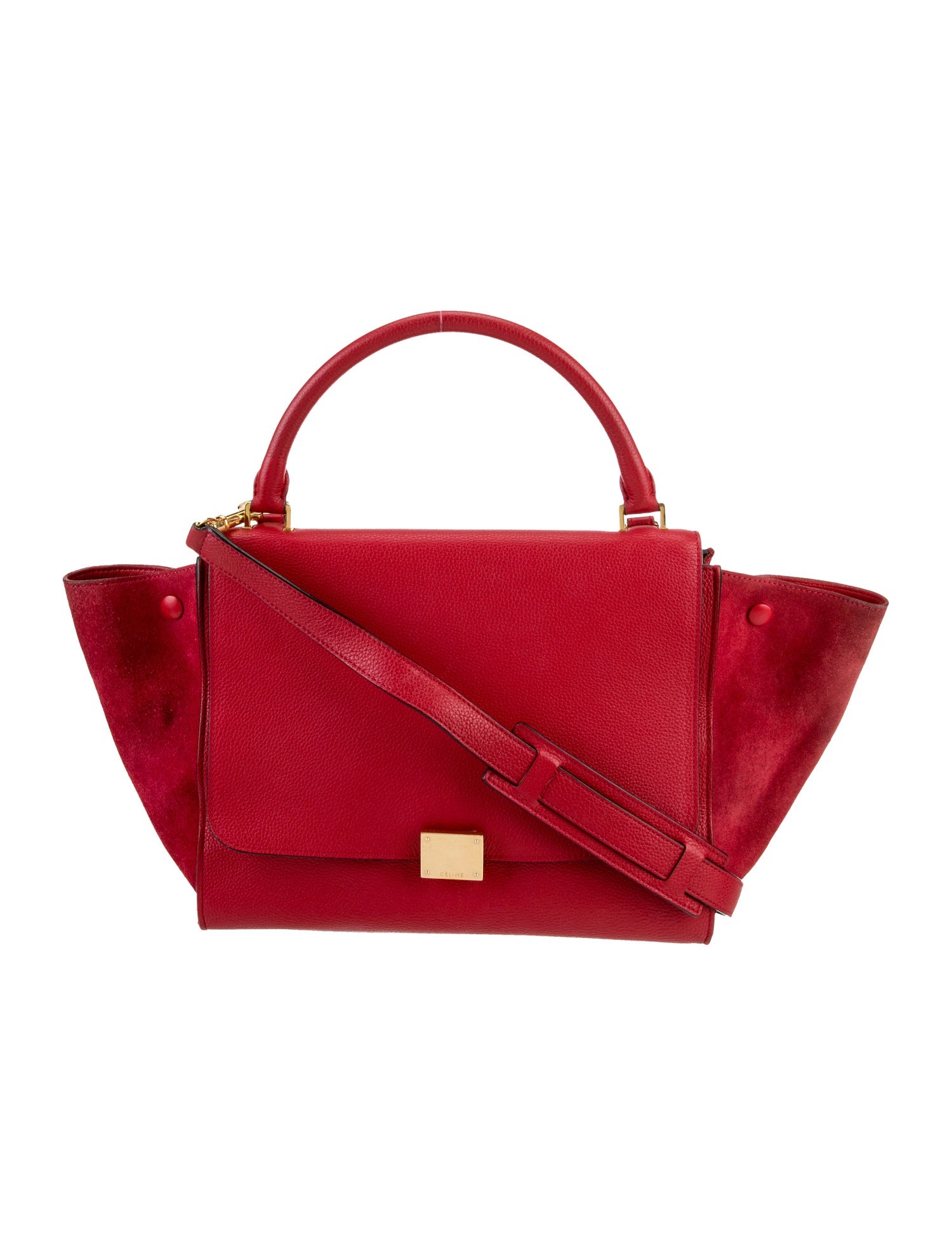 Celine Leather Top Handle Bag