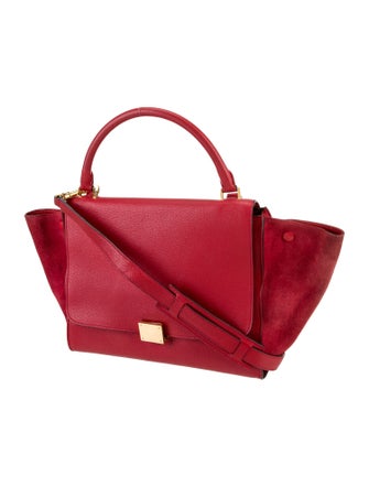 Celine Leather Top Handle Bag