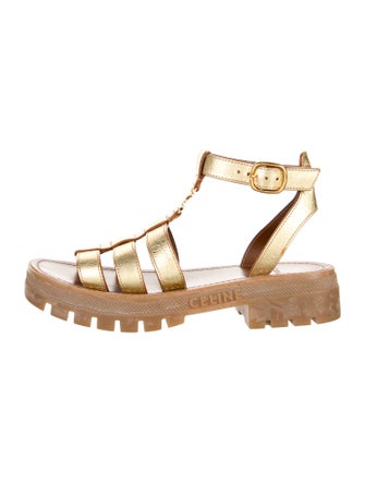 Celine Leather Gladiator Sandals