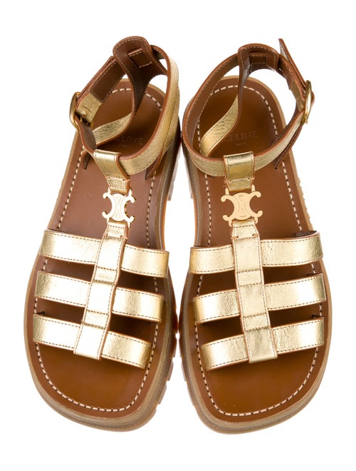Celine Leather Gladiator Sandals