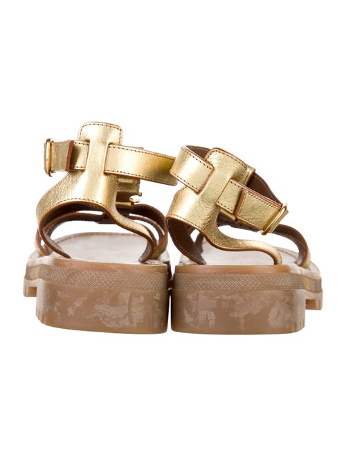 Celine Leather Gladiator Sandals
