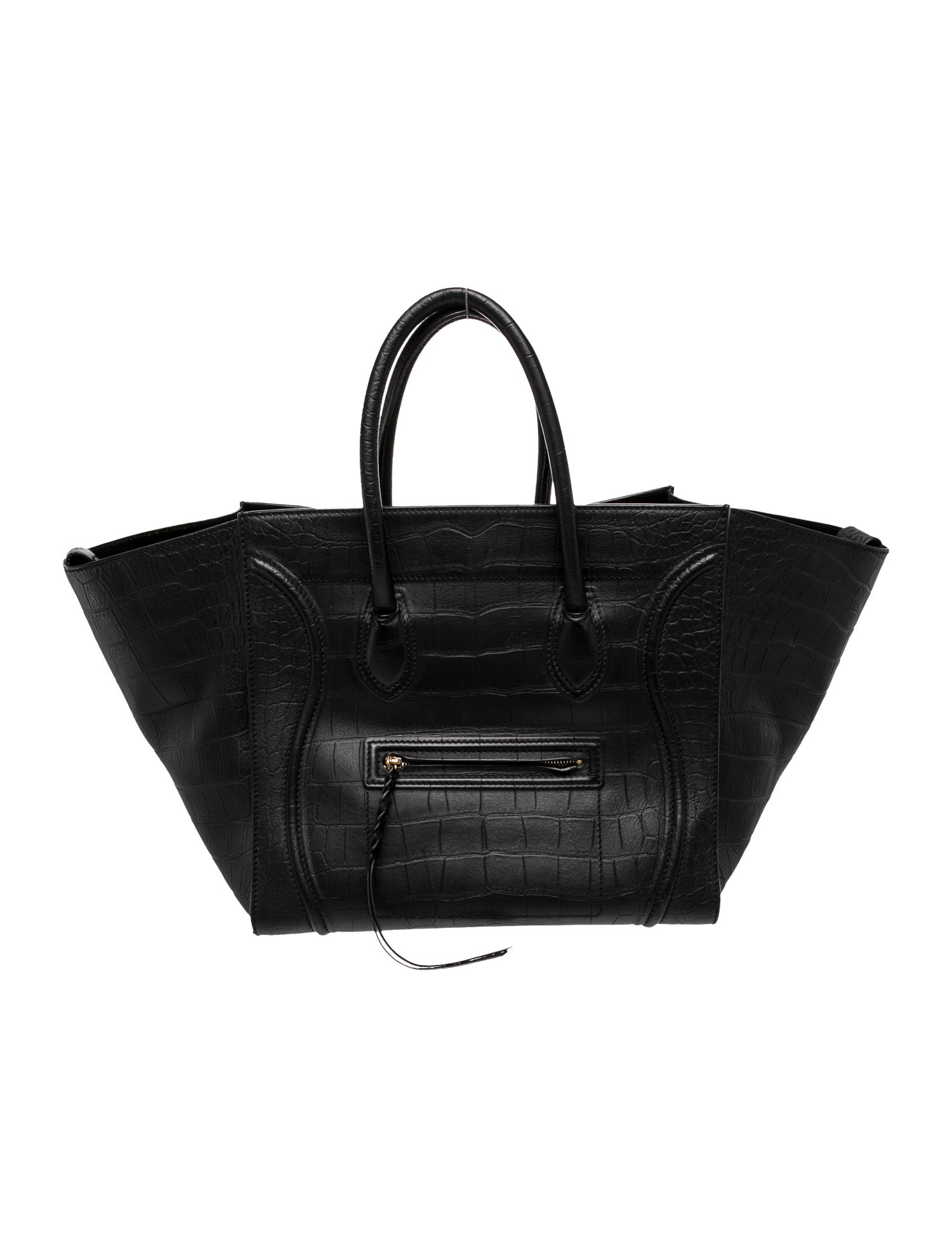 Celine Leather Luggage Phantom Large