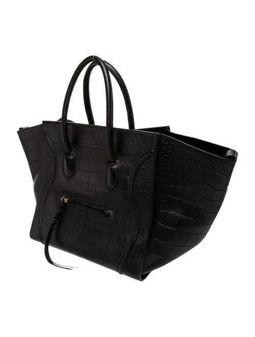 Celine Leather Luggage Phantom Large