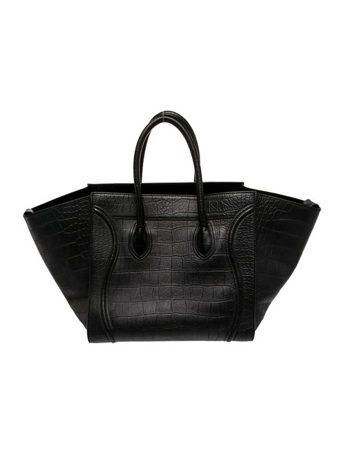 Celine Leather Luggage Phantom Large