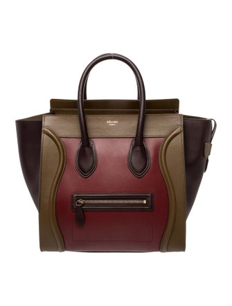 Celine Leather Luggage Mini