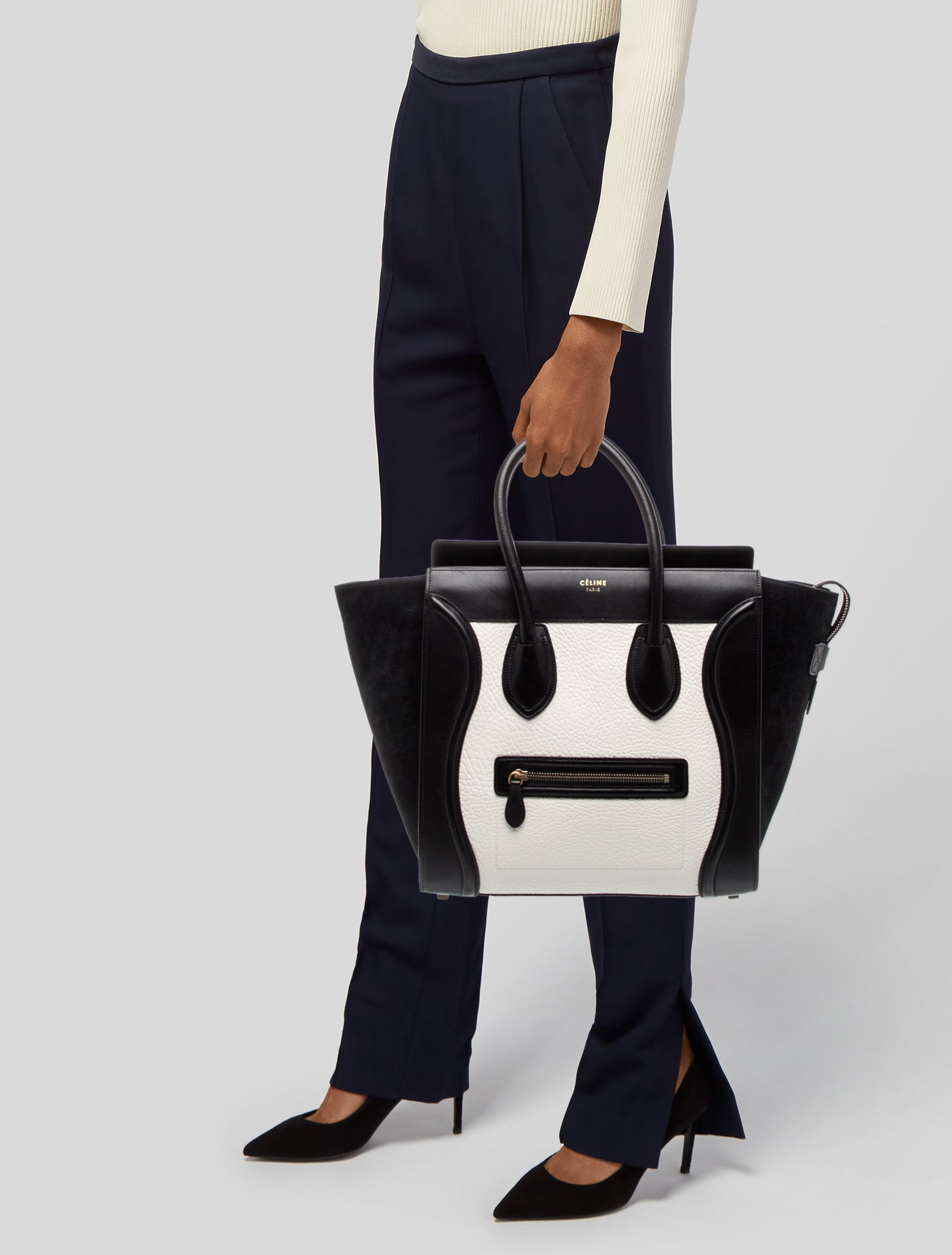 Celine Leather Luggage Mini