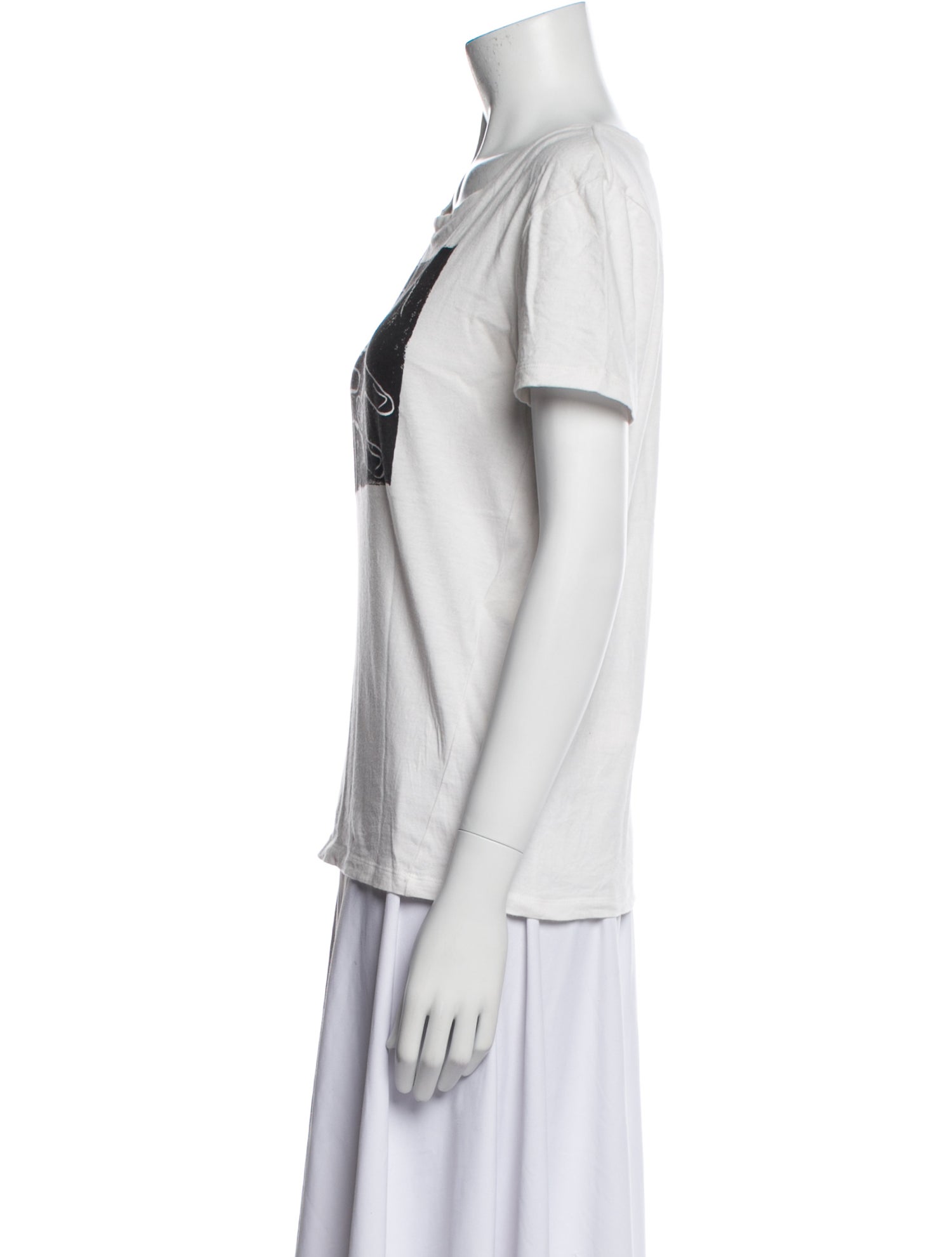 Celine Graphic Print Crew Neck T-Shirt