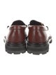 Celine Leather Tassel Accents Loafers