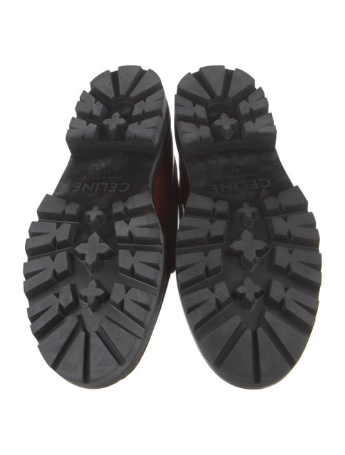 Celine Leather Tassel Accents Loafers