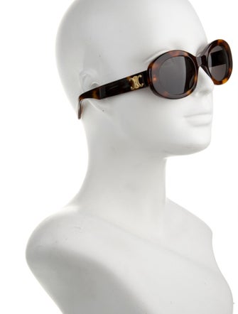 Celine Round Tinted Sunglasses