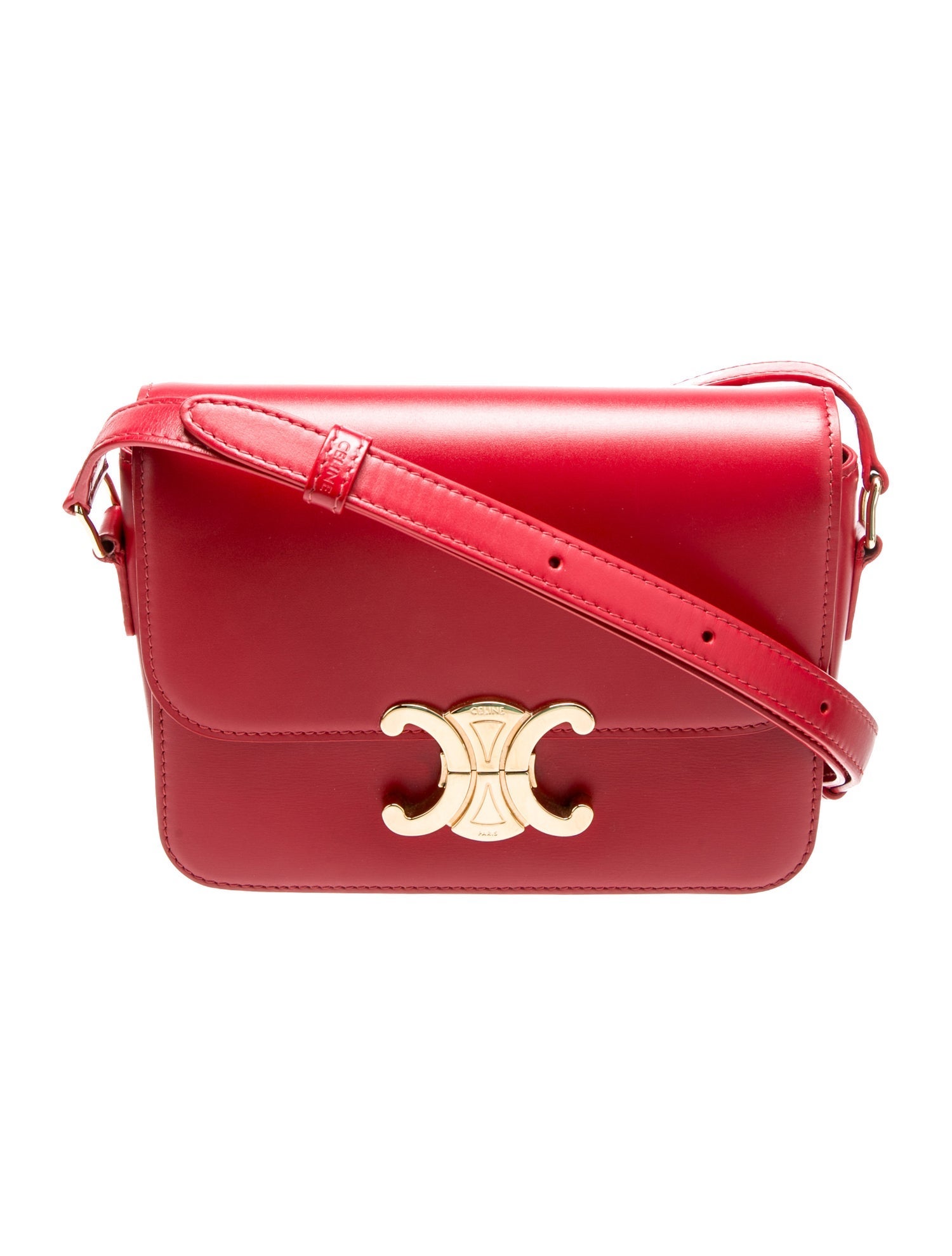 Celine Leather Triomphe Teen