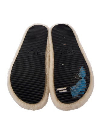Celine Fur Slides