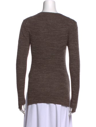 Celine Wool Scoop Neck Sweater