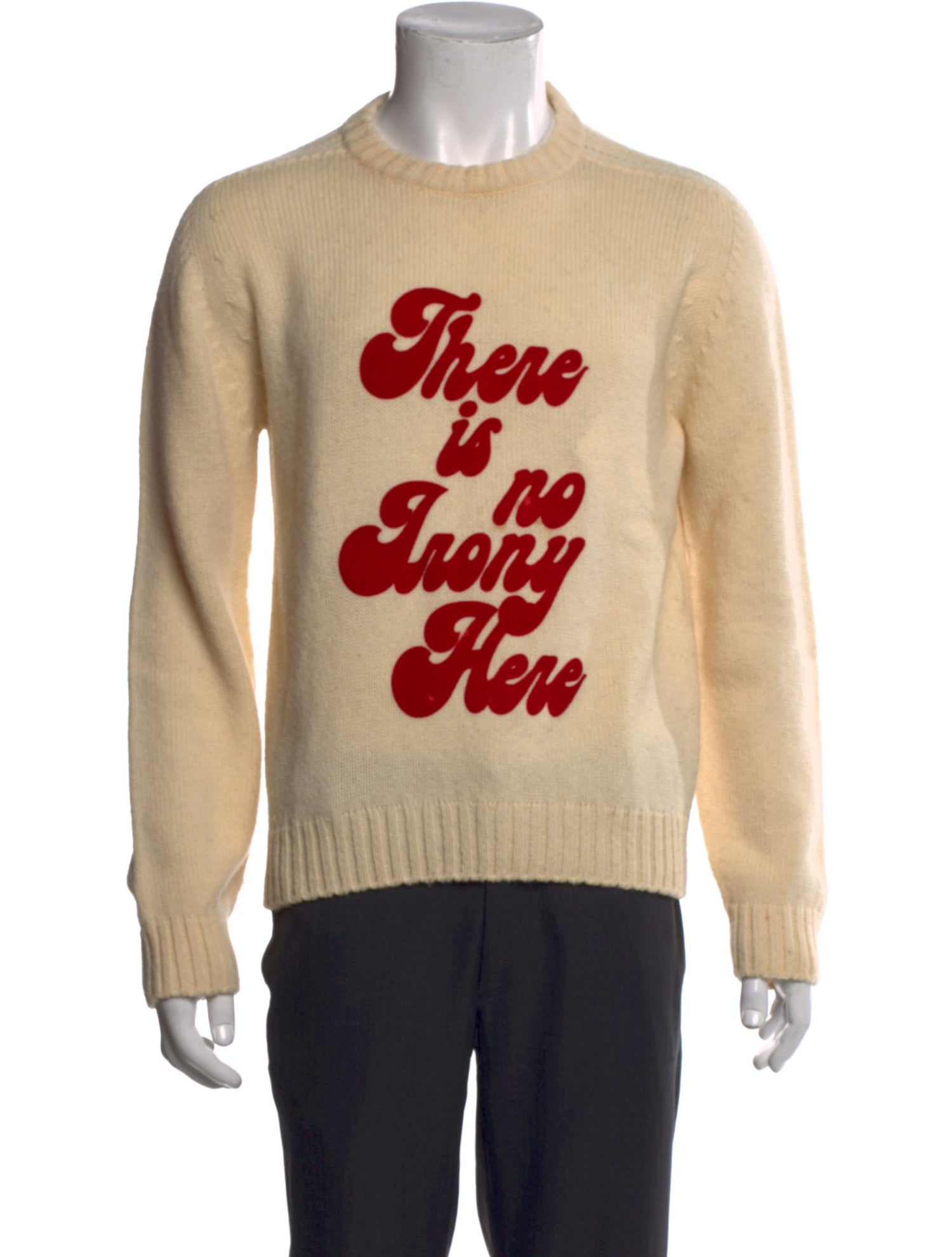 Celine Wool Graphic Print Pullover