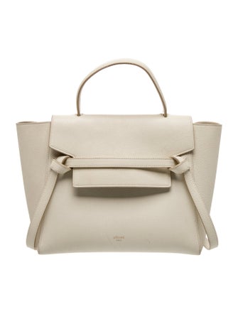 Celine Leather Top Handle Bag