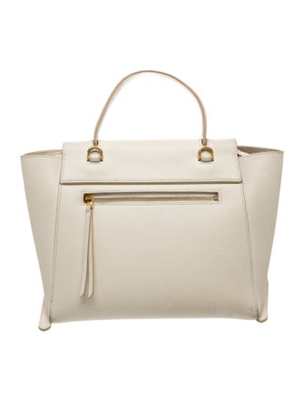 Celine Leather Top Handle Bag