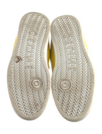 Celine Leather Printed Sneakers