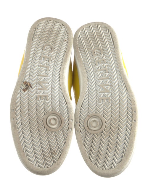 Celine Leather Printed Sneakers