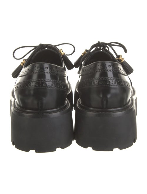 Celine Leather Tassel Accents Oxfords