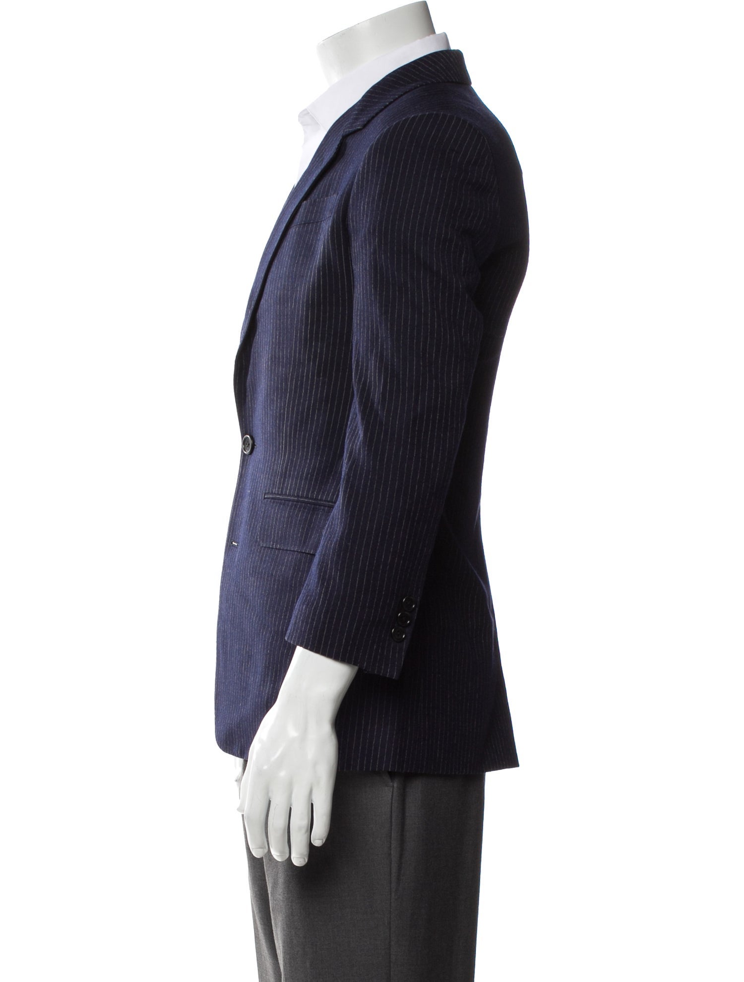 Celine Wool Striped Blazer