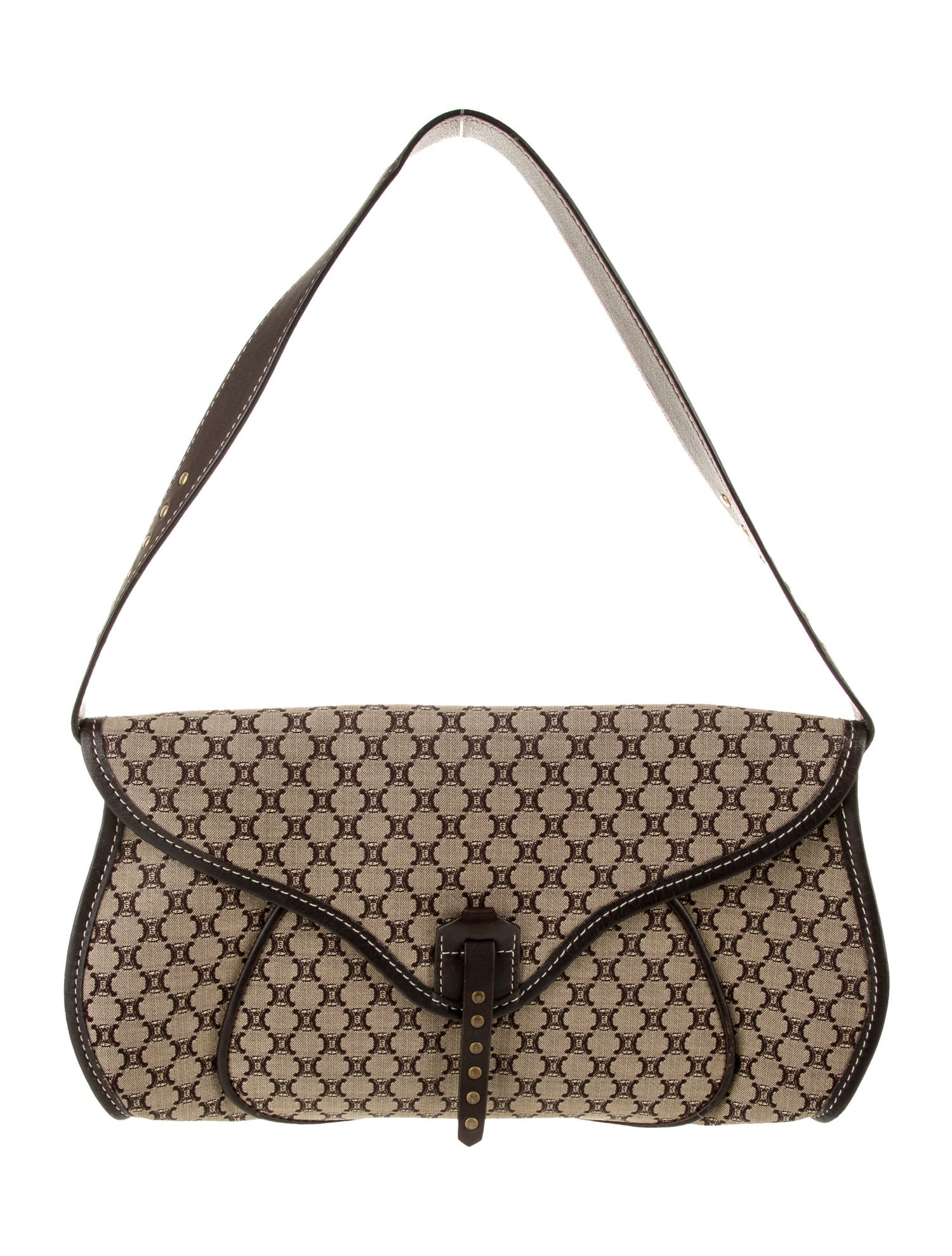 Celine Macadam Top Handle Bag Vintage