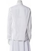 Celine Mock Neck Long Sleeve Button-Up Top