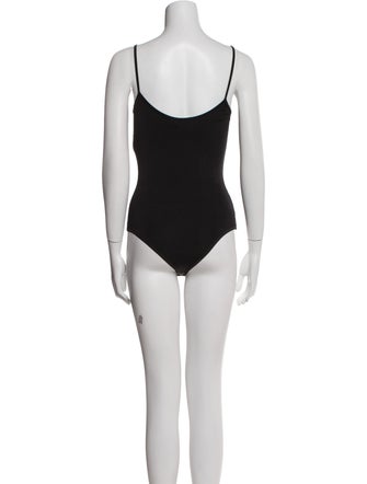 Celine Silk Square Neckline Bodysuit