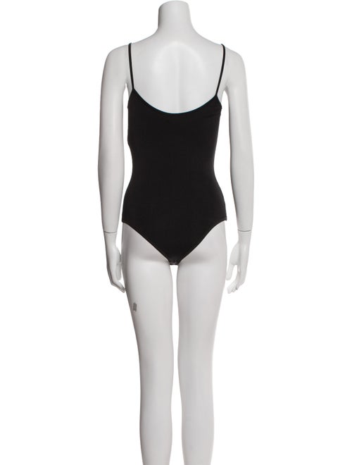 Celine Silk Square Neckline Bodysuit