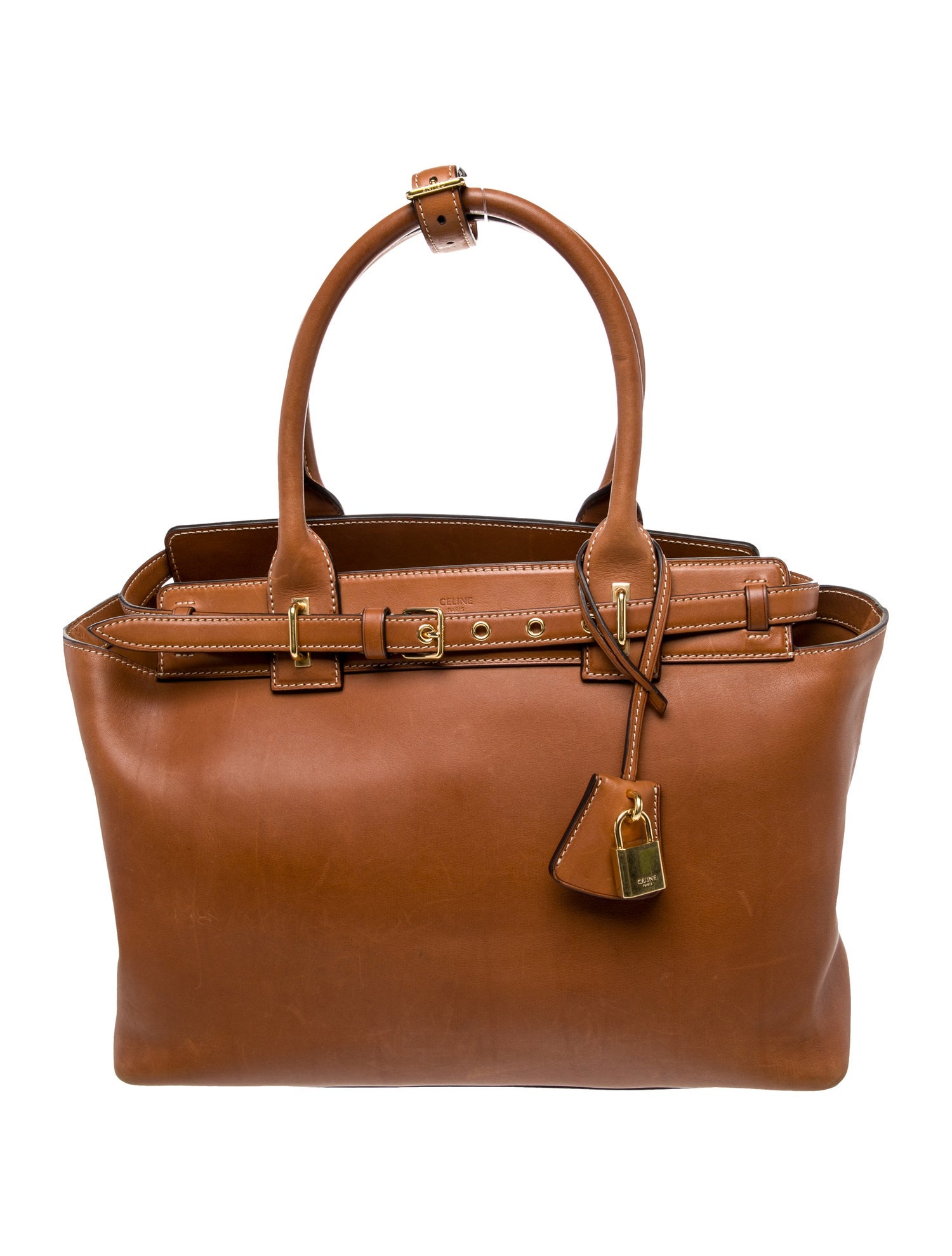 Celine Leather Conti Bag Medium 2023