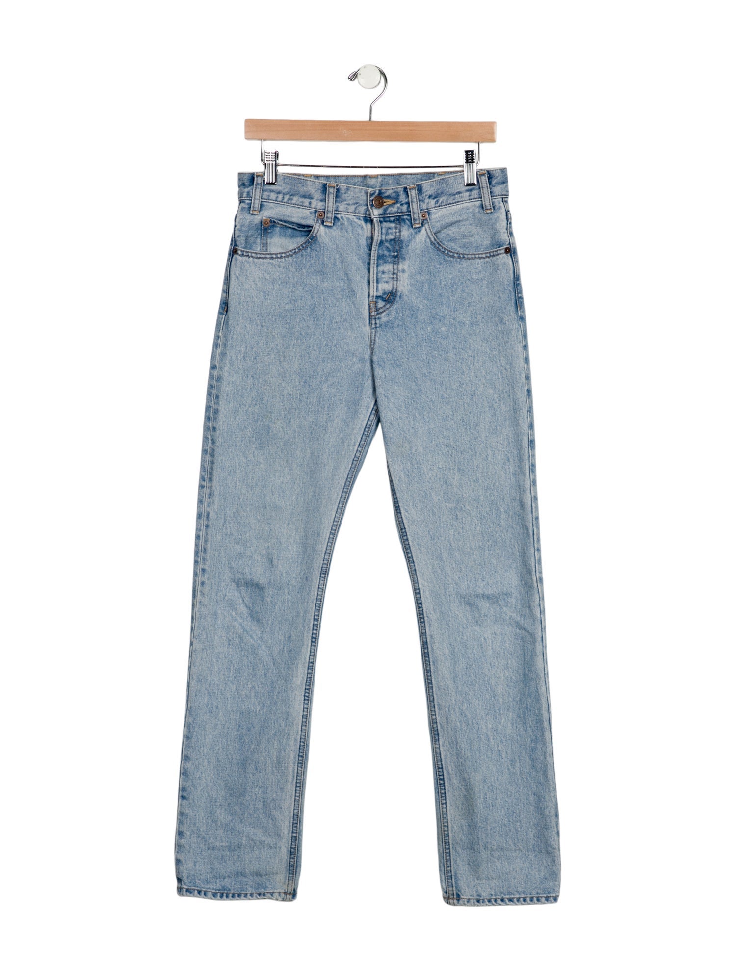 Celine Mid-Rise Straight Leg Jeans