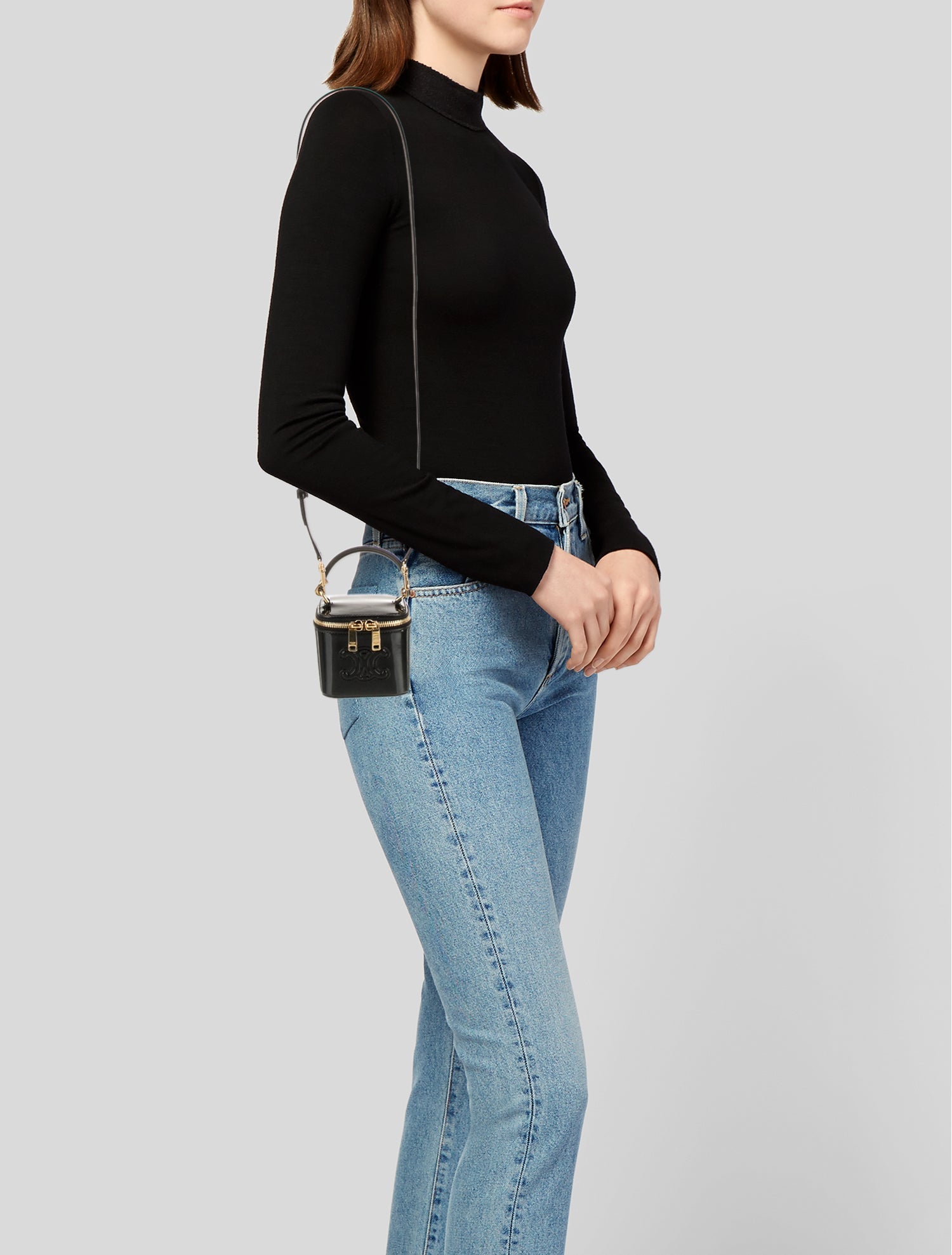 Celine Triomphe Triomphe Vanity Case Mini 2024