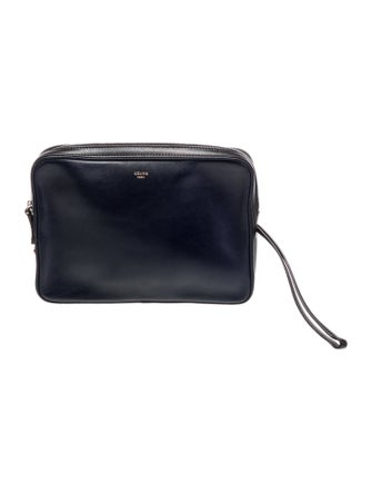 Celine Leather Dragonne Pouch