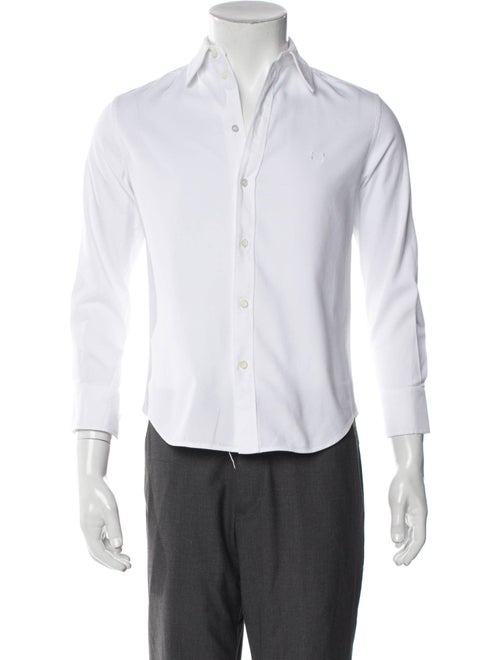 Celine Triomphe Long Sleeve Dress Shirt