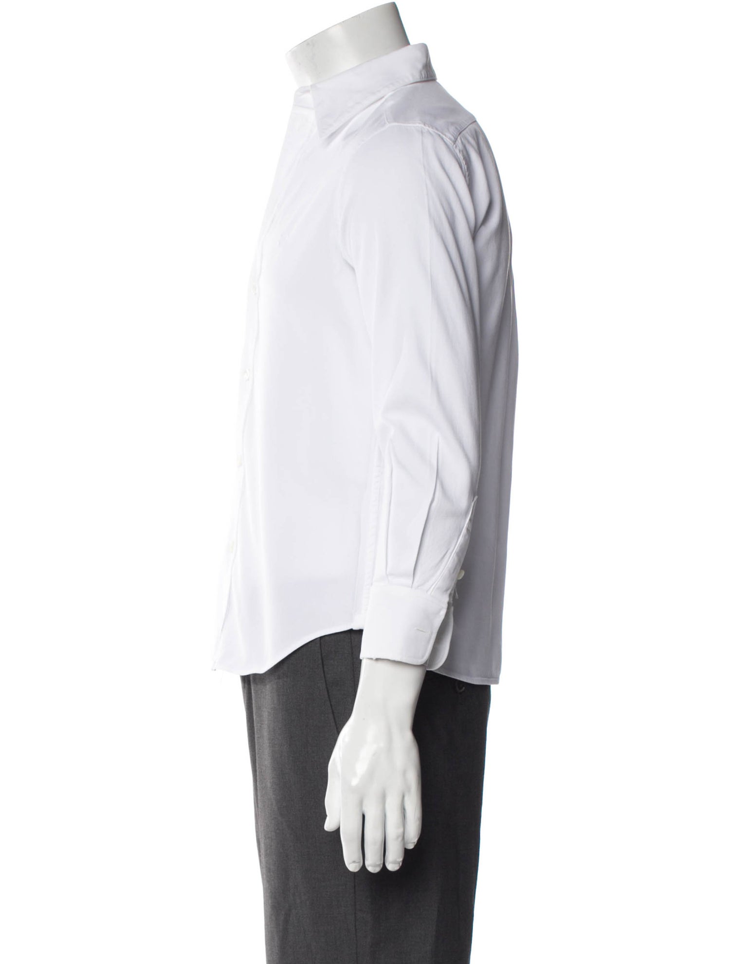 Celine Triomphe Long Sleeve Dress Shirt