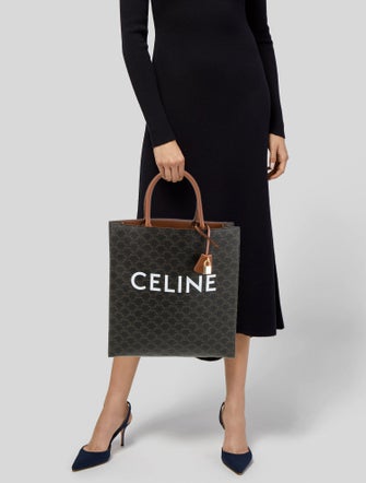 Celine Triomphe Vertical Cabas